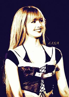 Lisa from Blackpink portrait