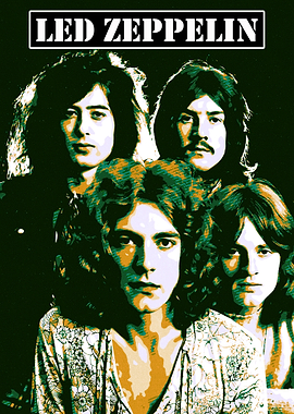 Led Zeppelin Band Portrait