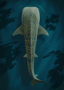 Whale Shark Illustration