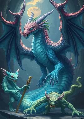 Dragon and Goblin Fantasy