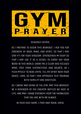 Gym Prayer