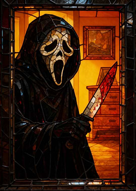 Ghostface Stained Glass
