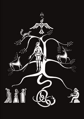 Yggdrasil Tree of Life Illustration