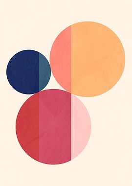 Abstract Circles Composition
