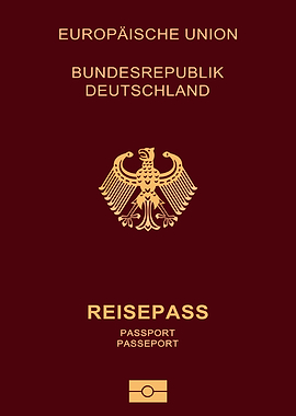German Passport Cover