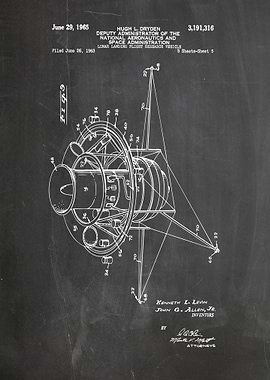 Lunar Landing Flight Research Vehicle Patent