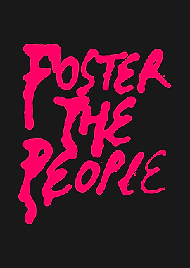 Foster the People Text Art