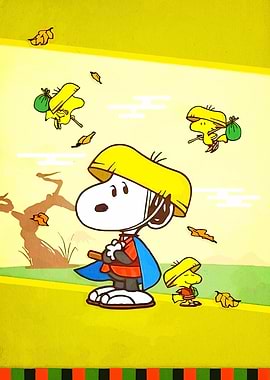 Snoopy and Woodstock Autumn Adventure