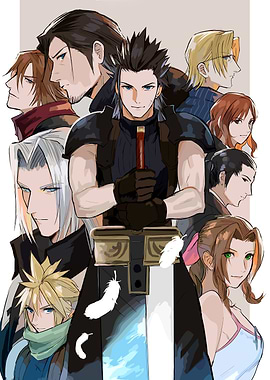 Final Fantasy VII Group Portrait