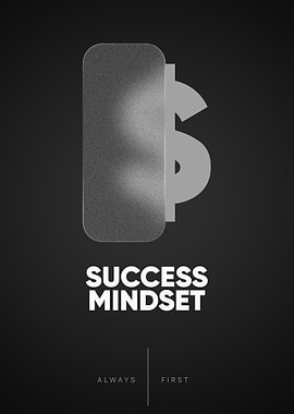 Success Mindset Minimalist Poster