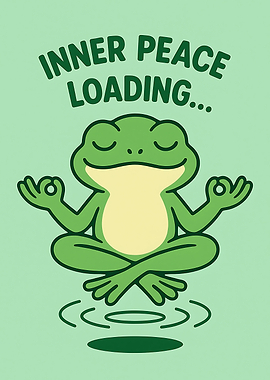 Inner Peace Loading Frog Meditation