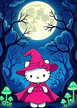 Hello Kitty Witch Moonlight Forest
