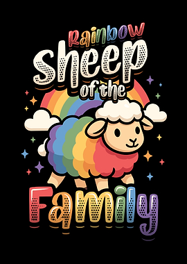 Rainbow Sheep of the Family Rainbow