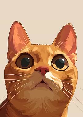 Orange Cat Portrait