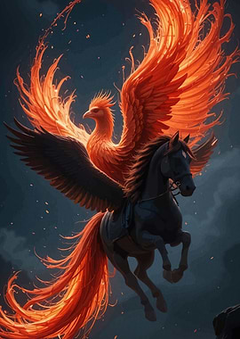 Phoenix Horse Hybrid Creature
