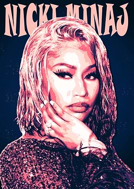 Nicki Minaj Portrait Art