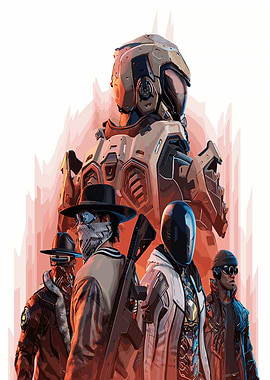 Futuristic Group Portrait