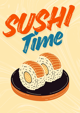 Sushi Time Illustration