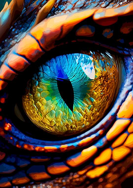 Dragon Eye Close-Up