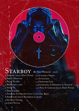 The Weeknd - Starboy Album Cover