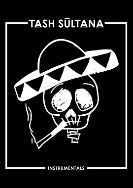 Tash Sultana Instrumentals Skull Poster
