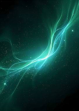Cosmic Emerald Flow