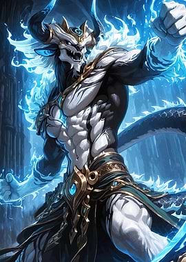 Dragon Warrior Blue Energy