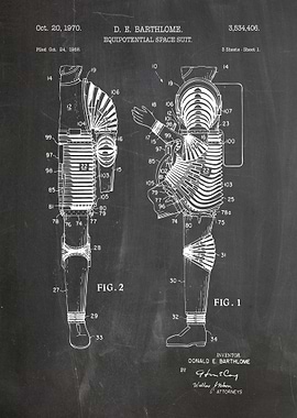 Equipotential Space Suit Patent Blueprint
