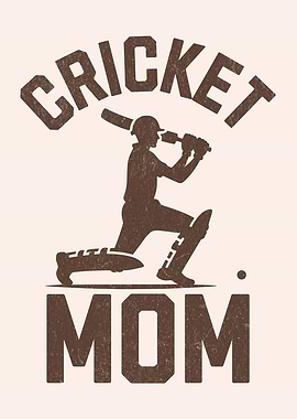 Cricket Mom Cricket Playing Son Sports Enthusiast Mother