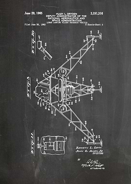 Lunar Landing Flight Research Vehicle Patent