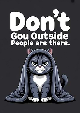 Grumpy Cat Under Blanket