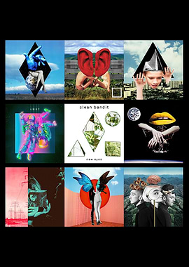 Collage of Surreal and Abstract Imagery