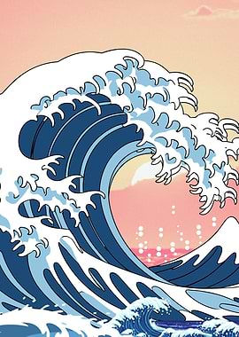 Great Wave Illustration