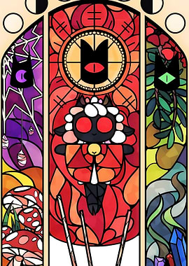 Cult of the Lamb Stained Glass