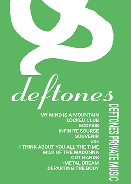 Deftones Private Music Album Art