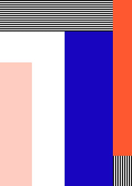 Abstract Color Block Composition