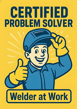 Certified Problem Solver Welder at Work