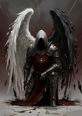 Winged Knight in Armor