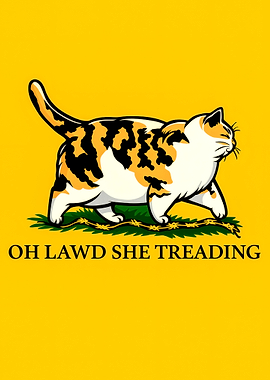 Oh Lawd She Treading Cat