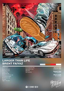 Brent Faiyaz - Larger Than Life