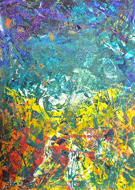 Abstract Colorful Painting
