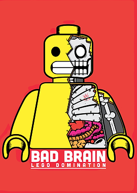 Deconstructed Lego Man Anatomy