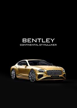 Bentley Continental GT Mulliner Gold