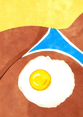 Butt with Egg and Bikini