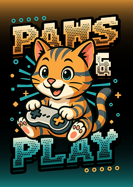 Gaming Cat Gamer Room