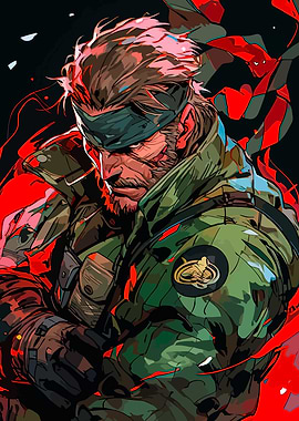 Solid Snake Illustration