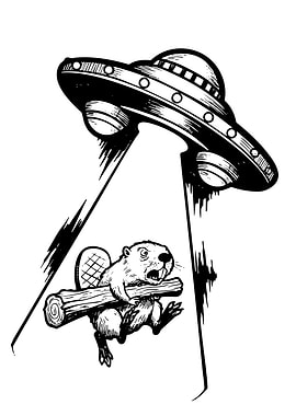 Alien Abduction of a Beaver