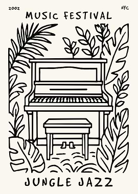 Jungle Jazz Music Festival Poster