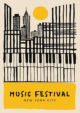 Music Festival New York City Poster