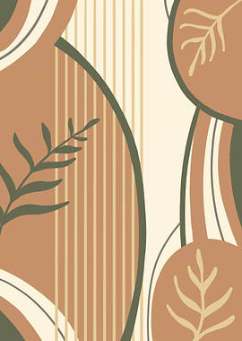 Boho Abstract Plant 2